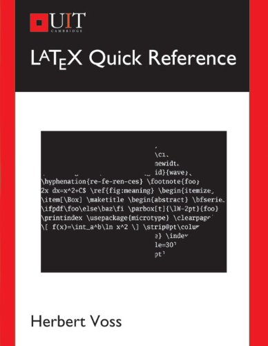 LaTeX Quick Reference
